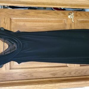 Elegant Black Velvet Dress